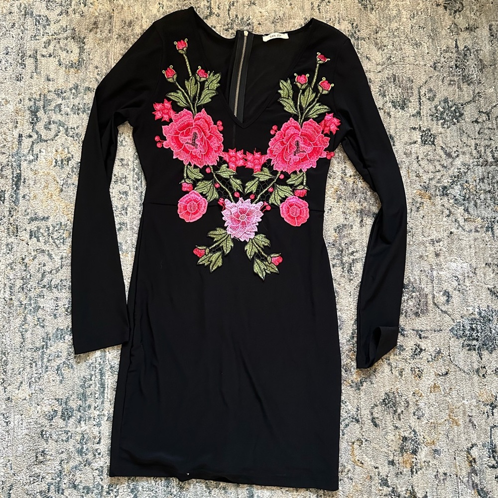 Black Floral Dress